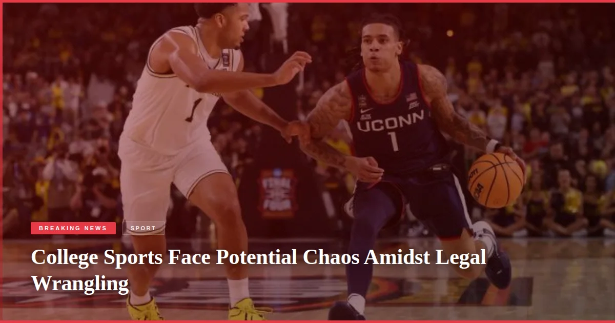 College Sports Face Potential Chaos Amidst Legal Wrangling