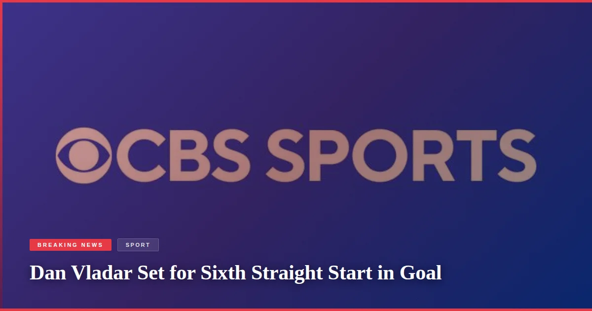 Dan Vladar Set for Sixth Straight Start in Goal