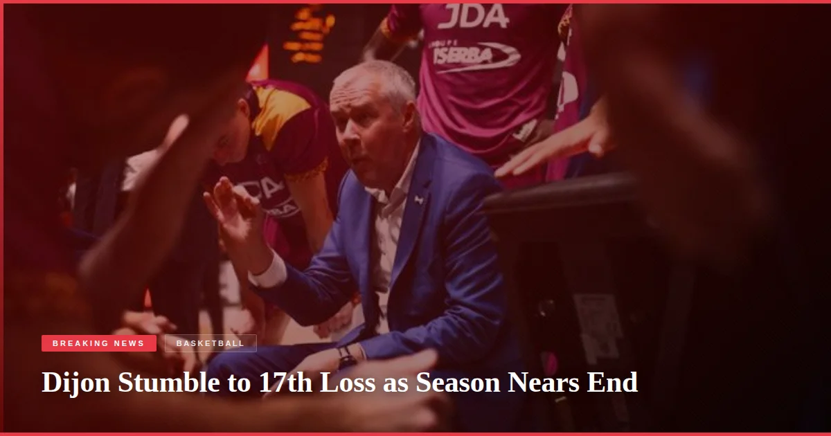 Dijon Stumble to 17th Loss as Season Nears End