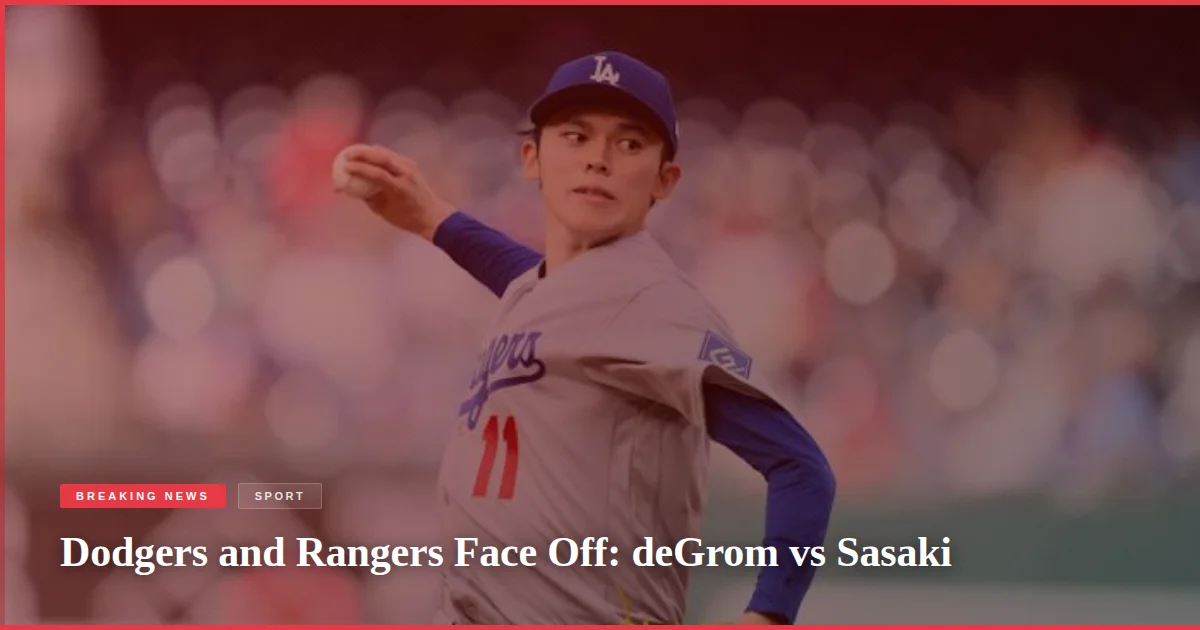 Dodgers and Rangers Face Off: deGrom vs Sasaki
