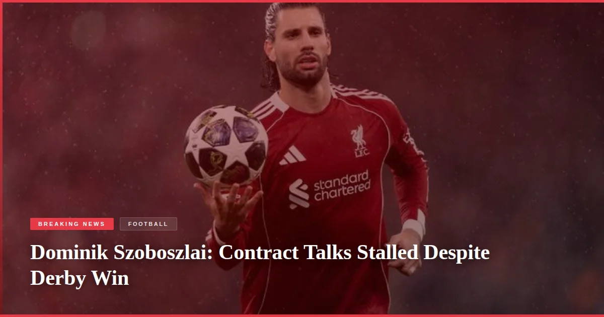 Dominik Szoboszlai: Contract Talks Stalled Despite Derby Win