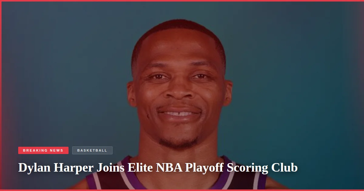 Dylan Harper Joins Elite NBA Playoff Scoring Club