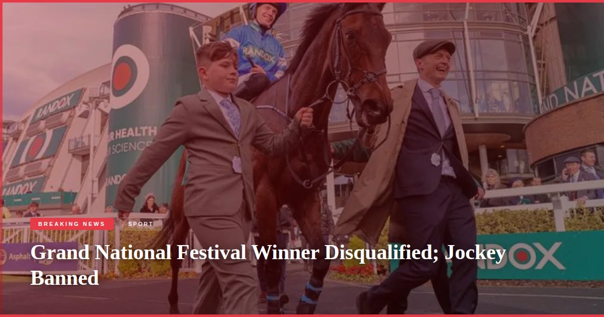 Grand National Festival Winner Disqualified; Jockey Banned