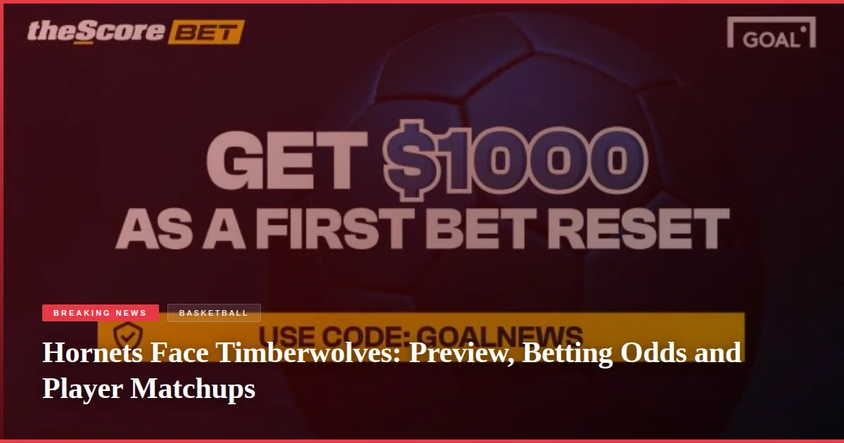 Hornets Face Timberwolves: Preview, Betting Odds and Player Matchups