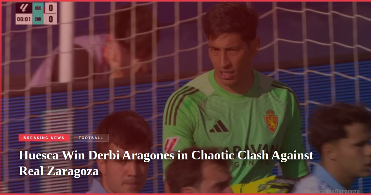 Huesca Win Derbi Aragones in Chaotic Clash Against Real Zaragoza