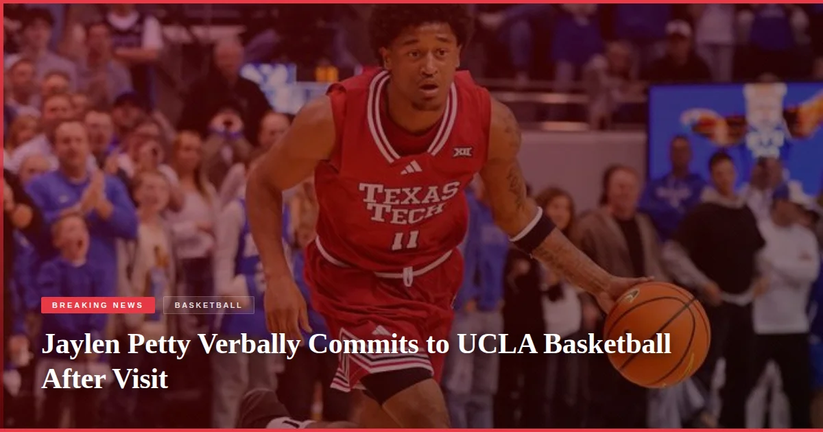 Jaylen Petty Verbally Commits to UCLA Basketball After Visit