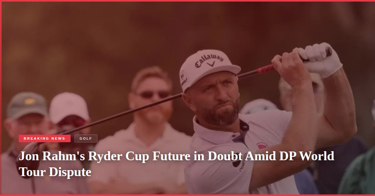 Jon Rahm's Ryder Cup Future in Doubt Amid DP World Tour Dispute