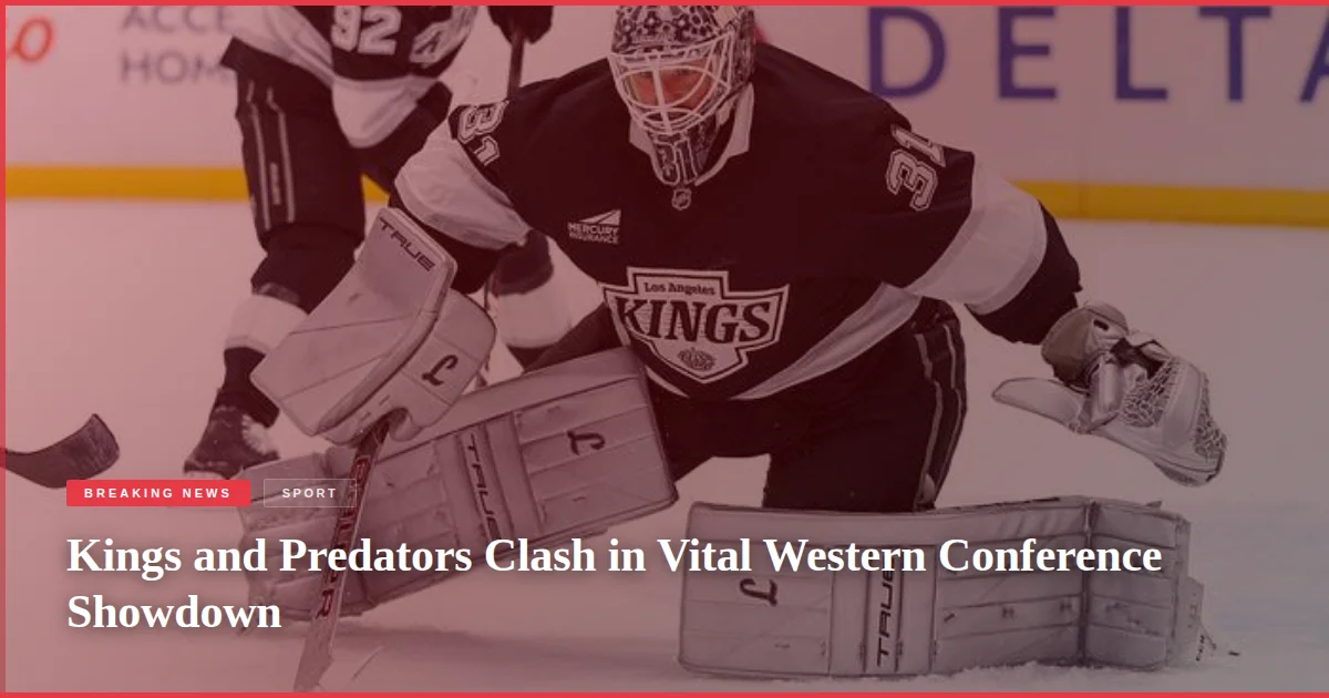 Kings and Predators Clash in Vital Western Conference Showdown