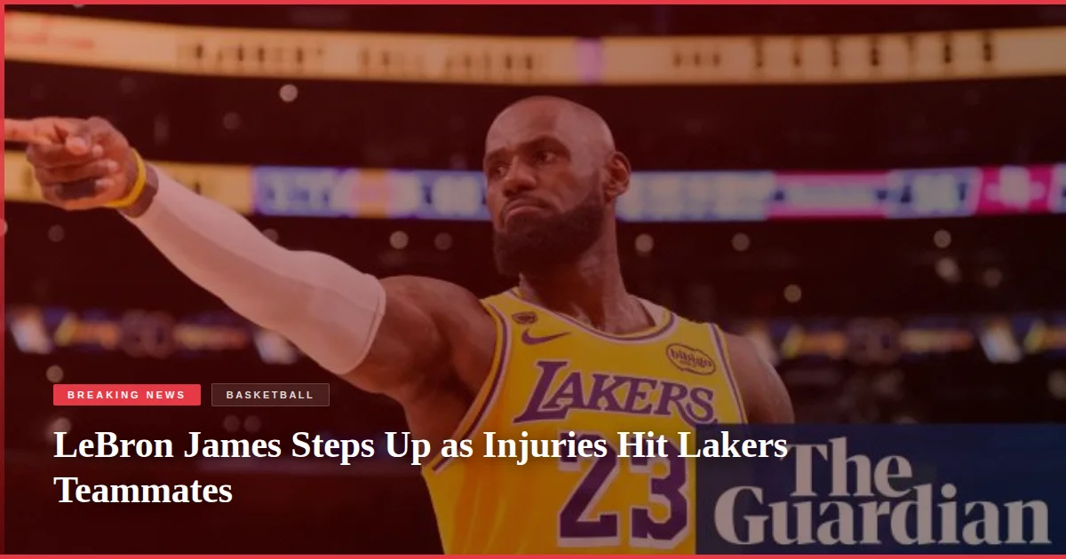 LeBron James Steps Up as Injuries Hit Lakers Teammates