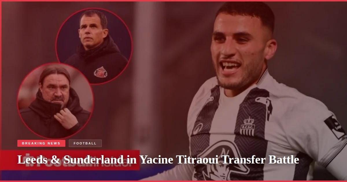 Leeds & Sunderland in Yacine Titraoui Transfer Battle