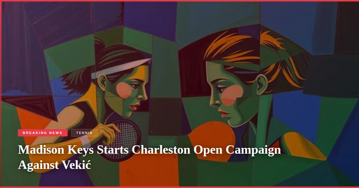Madison Keys Starts Charleston Open Campaign Against Vekić
