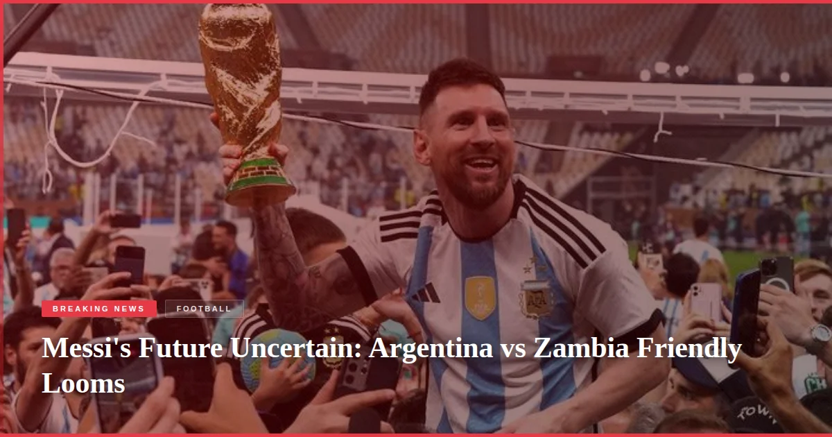 Messi's Future Uncertain: Argentina vs Zambia Friendly Looms