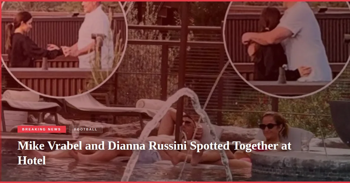 Mike Vrabel and Dianna Russini Spotted Together at Hotel