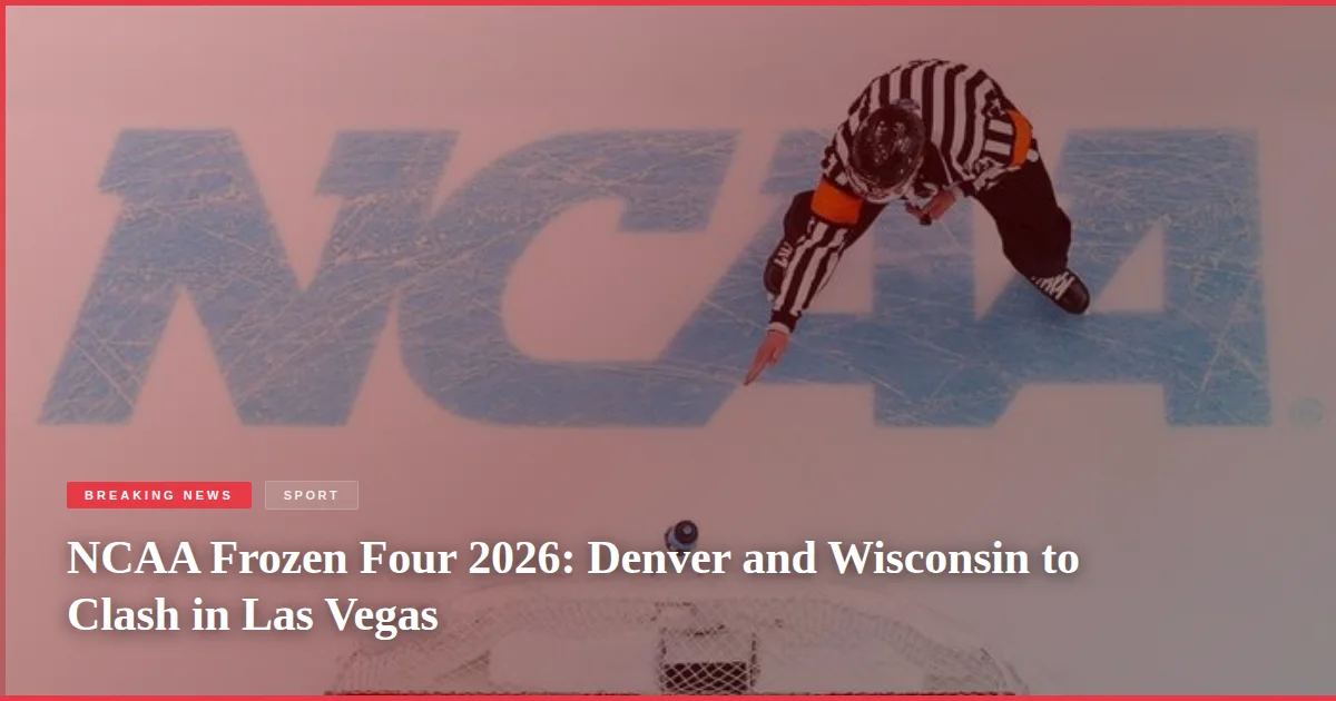 NCAA Frozen Four 2026: Denver and Wisconsin to Clash in Las Vegas
