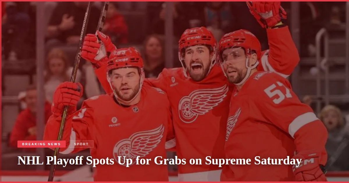 NHL Playoff Spots Up for Grabs on Supreme Saturday
