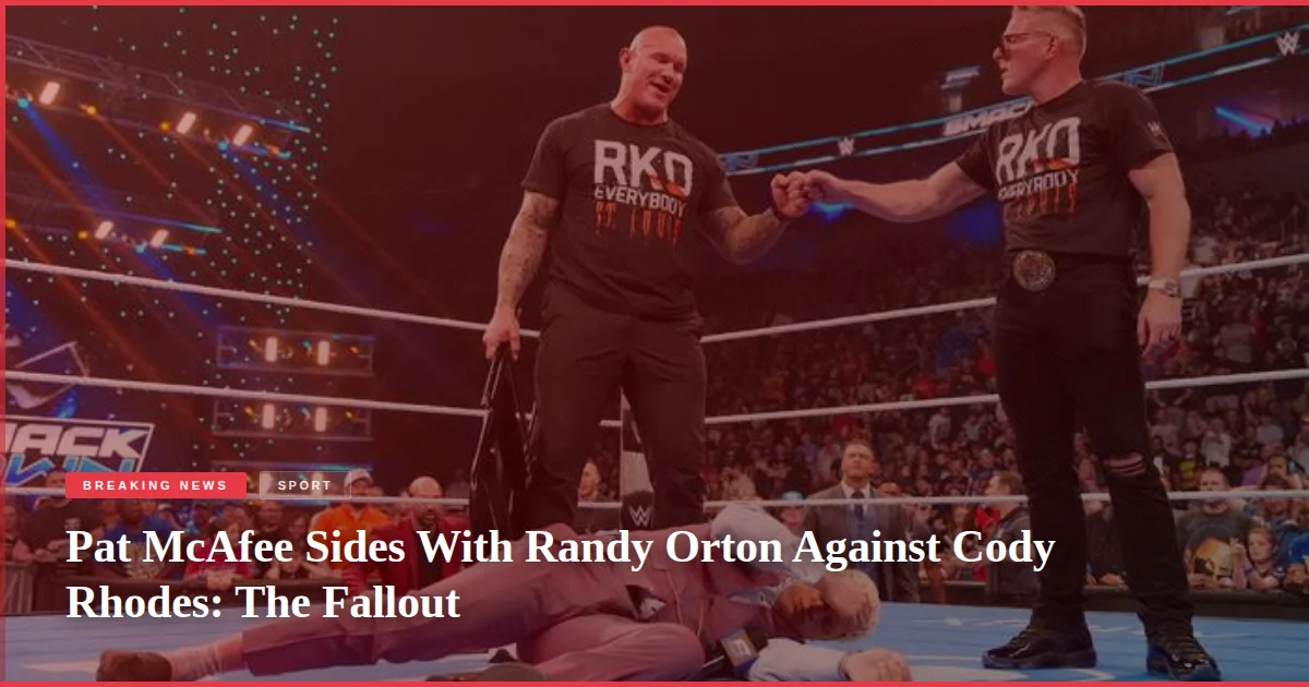 Pat McAfee Sides With Randy Orton Against Cody Rhodes: The Fallout