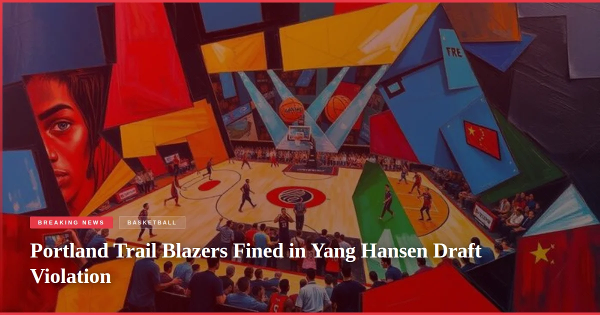 Portland Trail Blazers Fined in Yang Hansen Draft Violation
