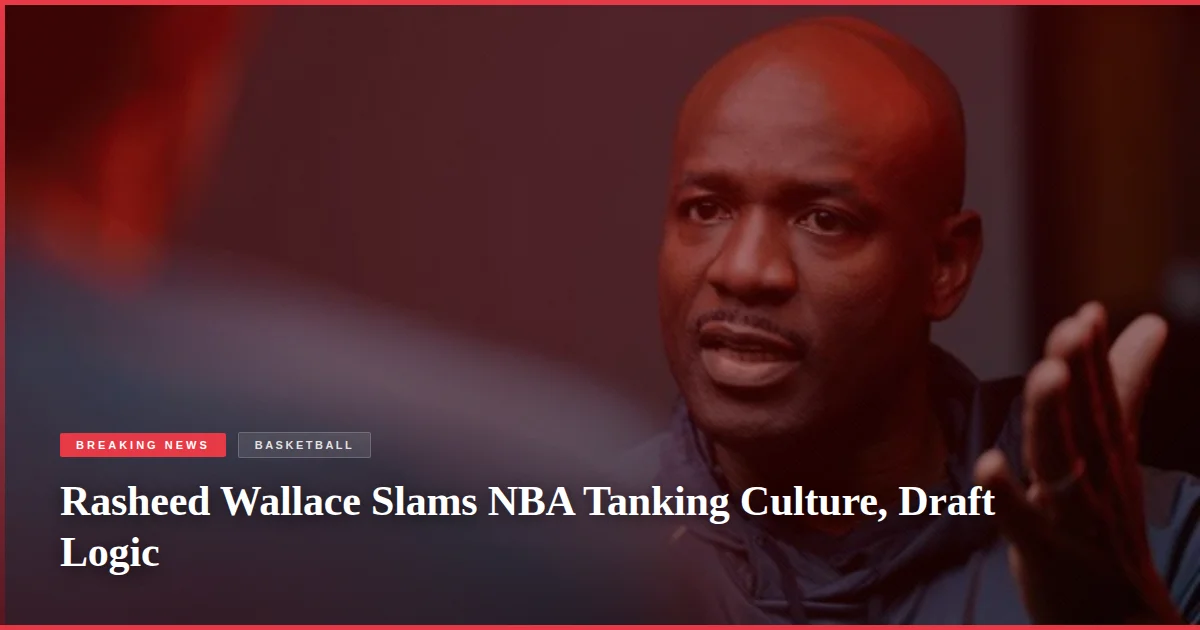 Rasheed Wallace Slams NBA Tanking Culture, Draft Logic