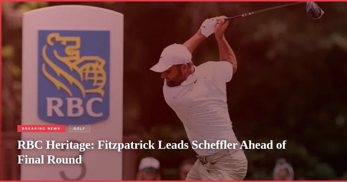 RBC Heritage: Fitzpatrick Leads Scheffler Ahead of Final Round