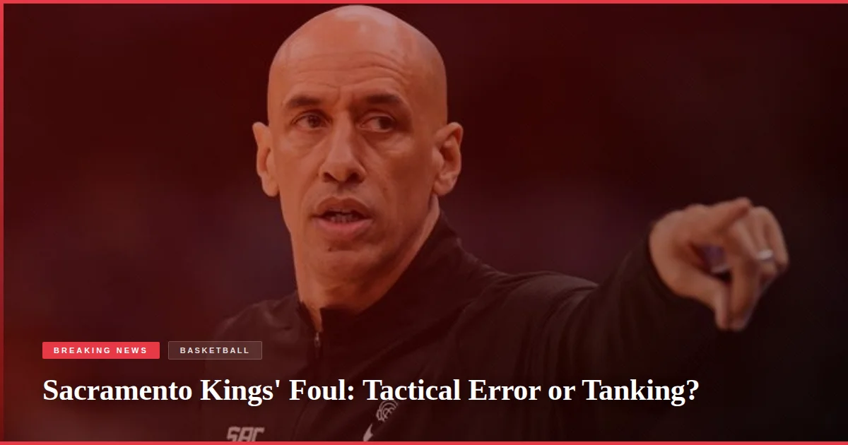 Sacramento Kings' Foul: Tactical Error or Tanking?