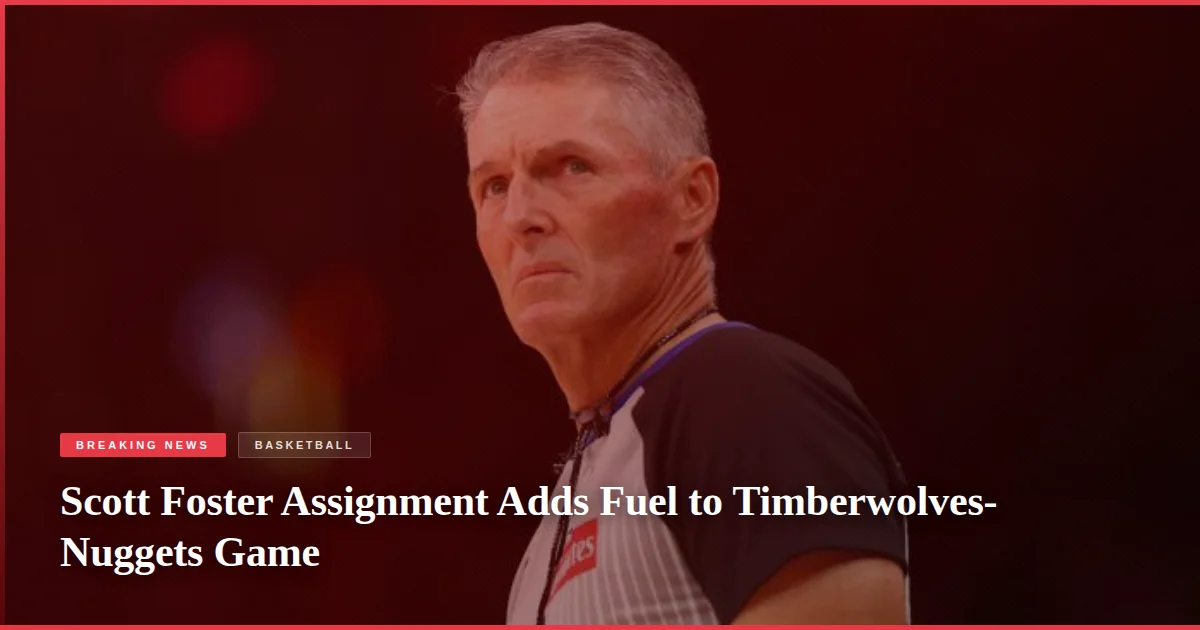 Scott Foster Assignment Adds Fuel to Timberwolves-Nuggets Game