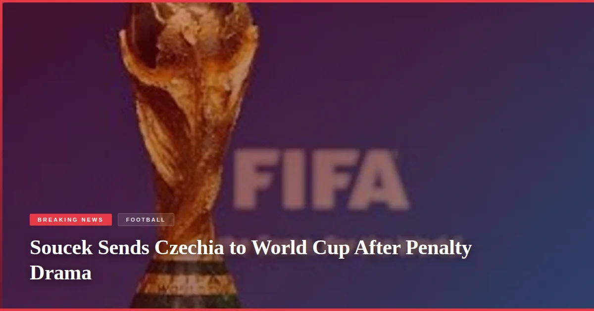 Soucek Sends Czechia to World Cup After Penalty Drama