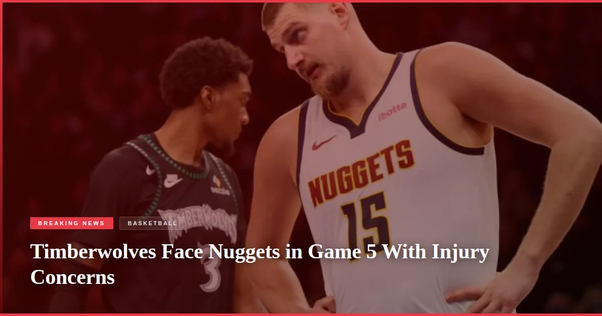 Timberwolves Face Nuggets in Game 5 With Injury Concerns