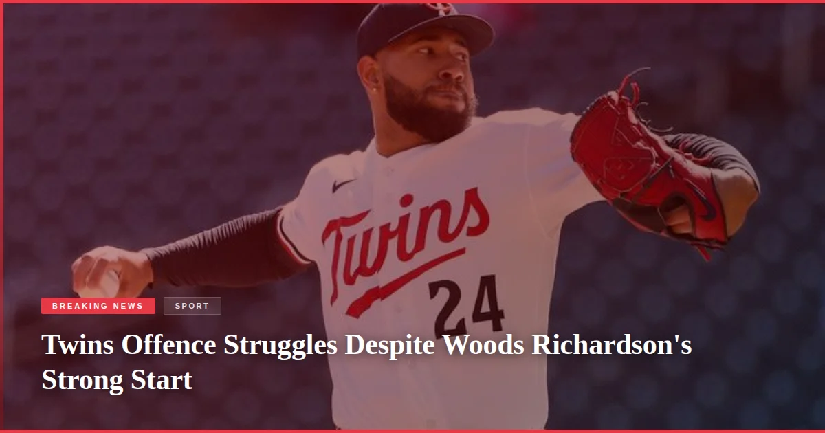 Twins Offence Struggles Despite Woods Richardson's Strong Start
