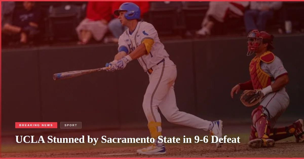 UCLA Stunned by Sacramento State in 9-6 Defeat