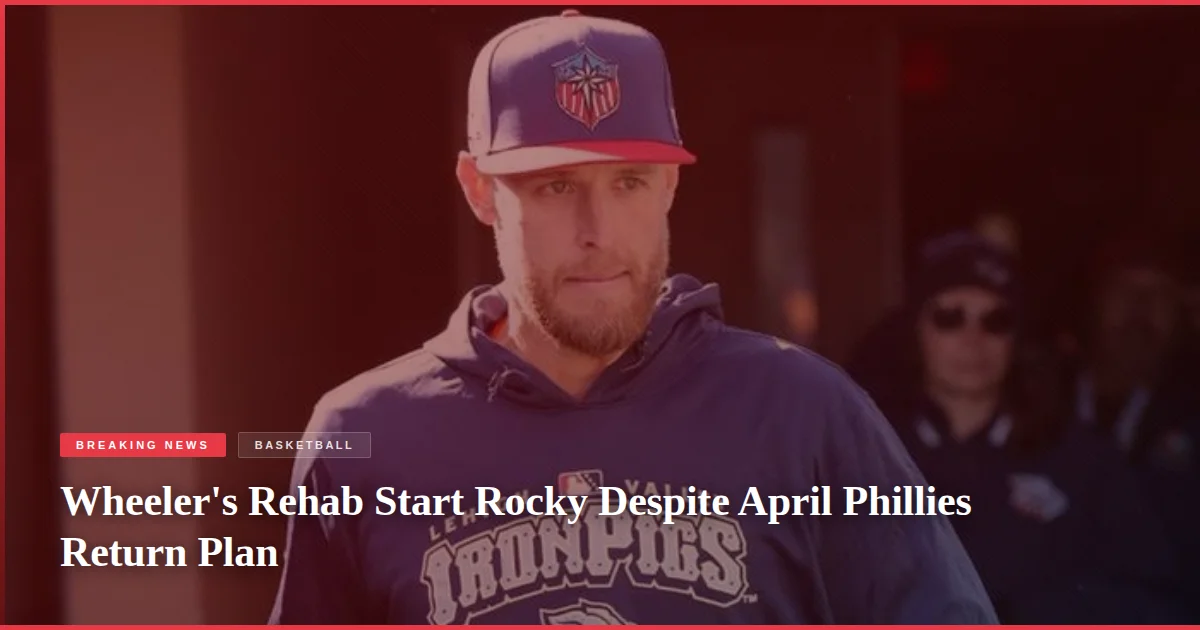 Wheeler's Rehab Start Rocky Despite April Phillies Return Plan