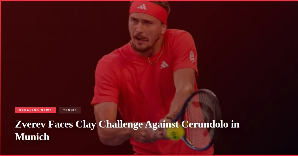 Zverev Faces Clay Challenge Against Cerundolo in Munich