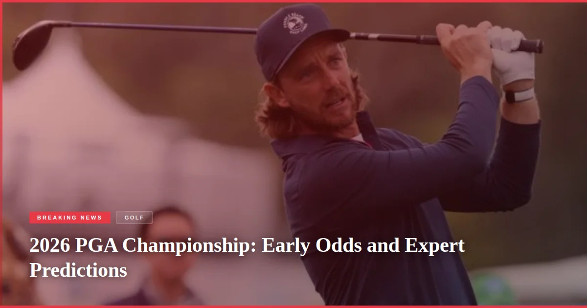 2026 PGA Championship: Early Odds and Expert Predictions