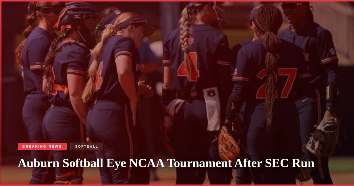 Auburn Softball Eye NCAA Tournament After SEC Run