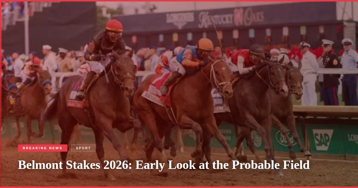 Belmont Stakes 2026: Early Look at the Probable Field