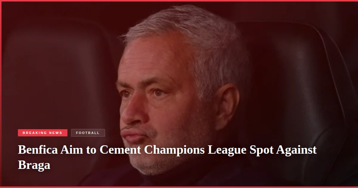 Benfica Aim to Cement Champions League Spot Against Braga