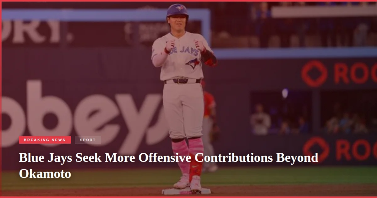 Blue Jays Seek More Offensive Contributions Beyond Okamoto