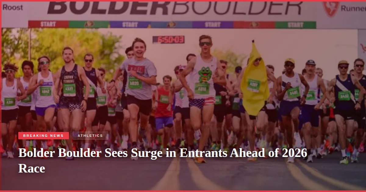 Bolder Boulder Sees Surge in Entrants Ahead of 2026 Race