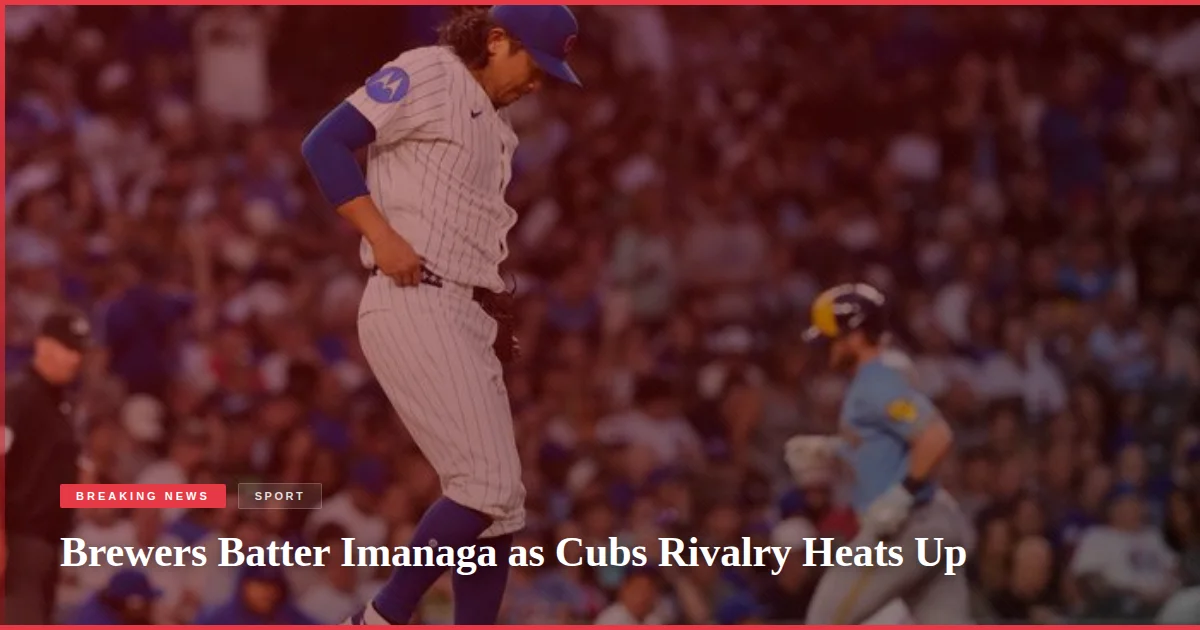 Brewers Batter Imanaga as Cubs Rivalry Heats Up