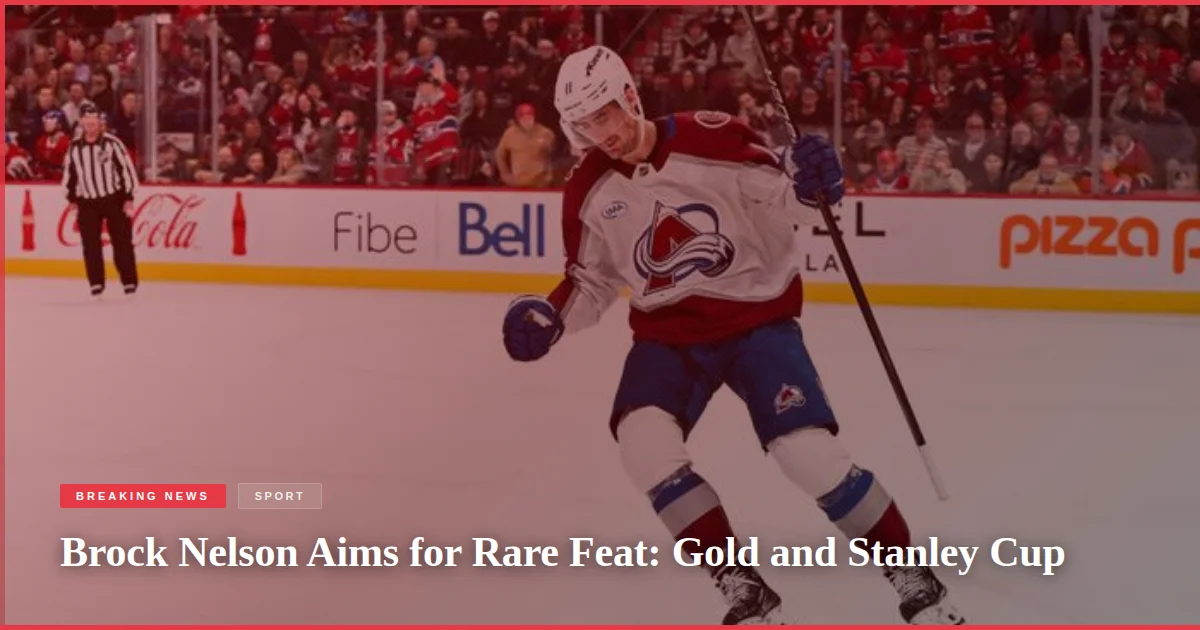 Brock Nelson Aims for Rare Feat: Gold and Stanley Cup