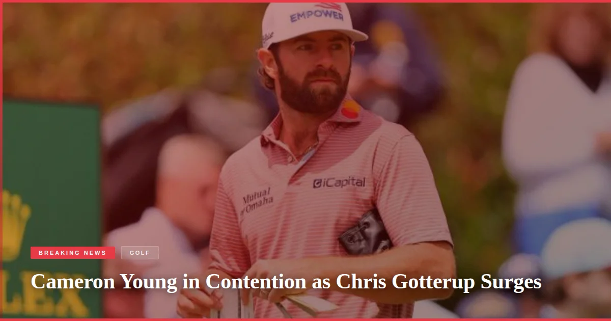 Cameron Young in Contention as Chris Gotterup Surges