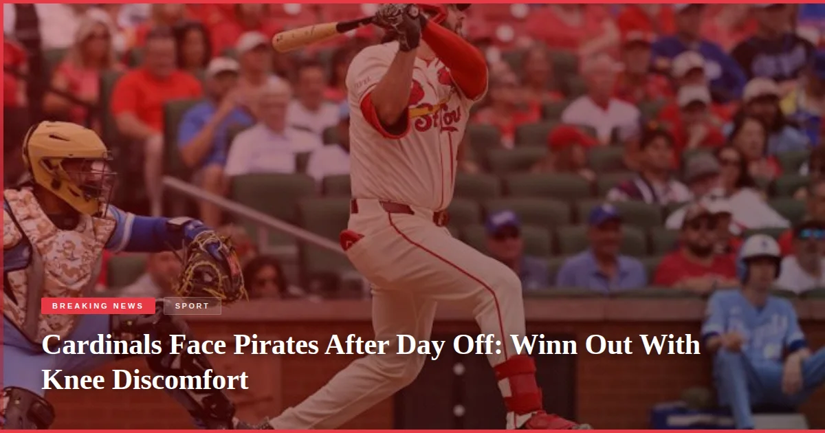 Cardinals Face Pirates After Day Off: Winn Out With Knee Discomfort