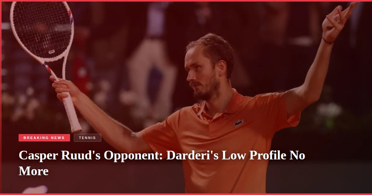 Casper Ruud's Opponent: Darderi's Low Profile No More