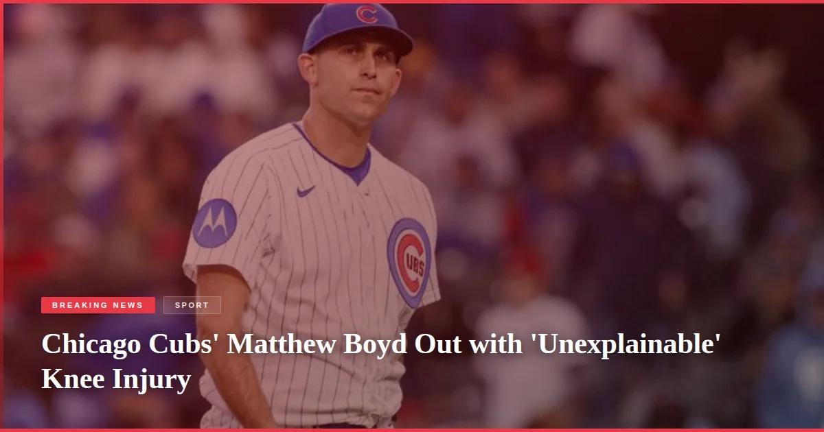 Chicago Cubs' Matthew Boyd Out with 'Unexplainable' Knee Injury