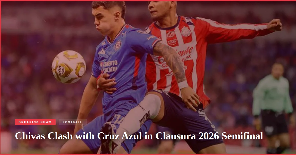 Chivas Clash with Cruz Azul in Clausura 2026 Semifinal