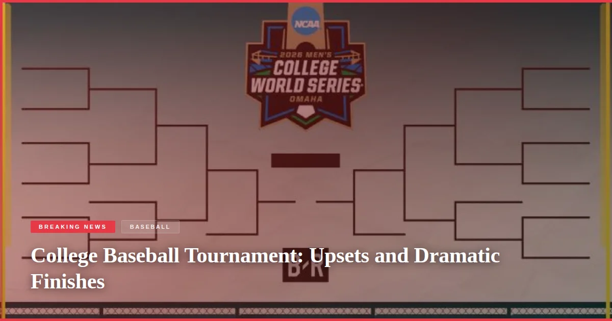 College Baseball Tournament: Upsets and Dramatic Finishes