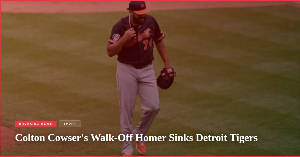 Colton Cowser's Walk-Off Homer Sinks Detroit Tigers