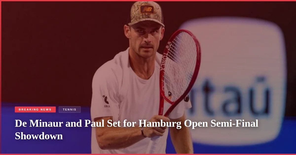 De Minaur and Paul Set for Hamburg Open Semi-Final Showdown