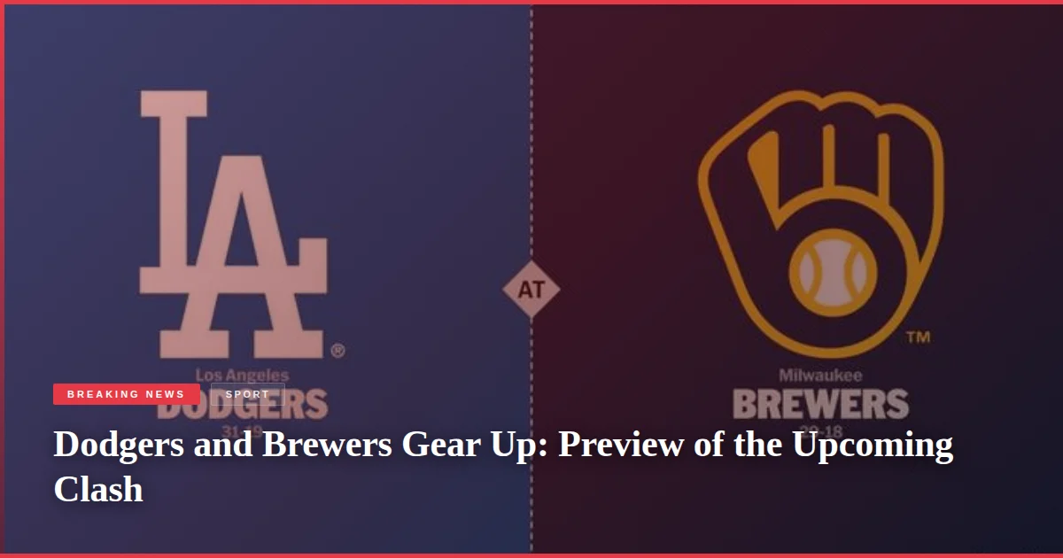 Dodgers and Brewers Gear Up: Preview of the Upcoming Clash