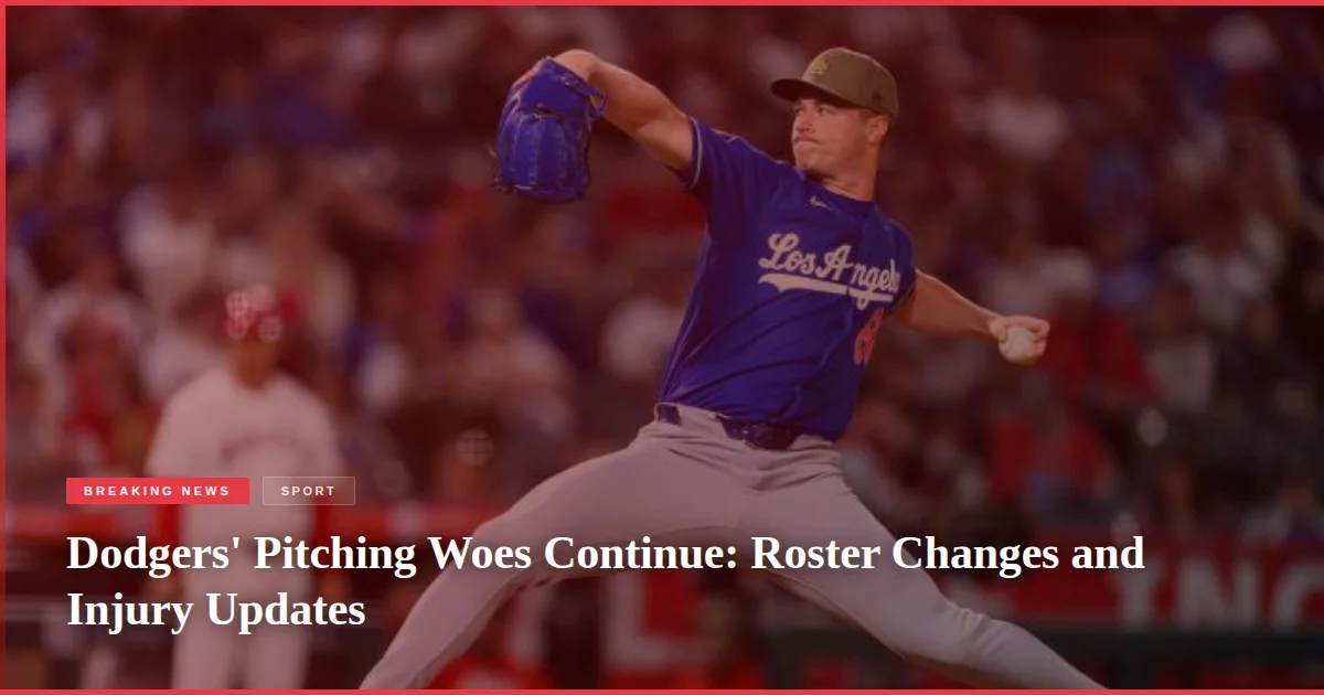 Dodgers' Pitching Woes Continue: Roster Changes and Injury Updates