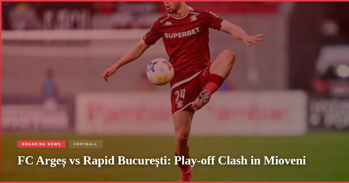 FC Argeș vs Rapid București: Play-off Clash in Mioveni